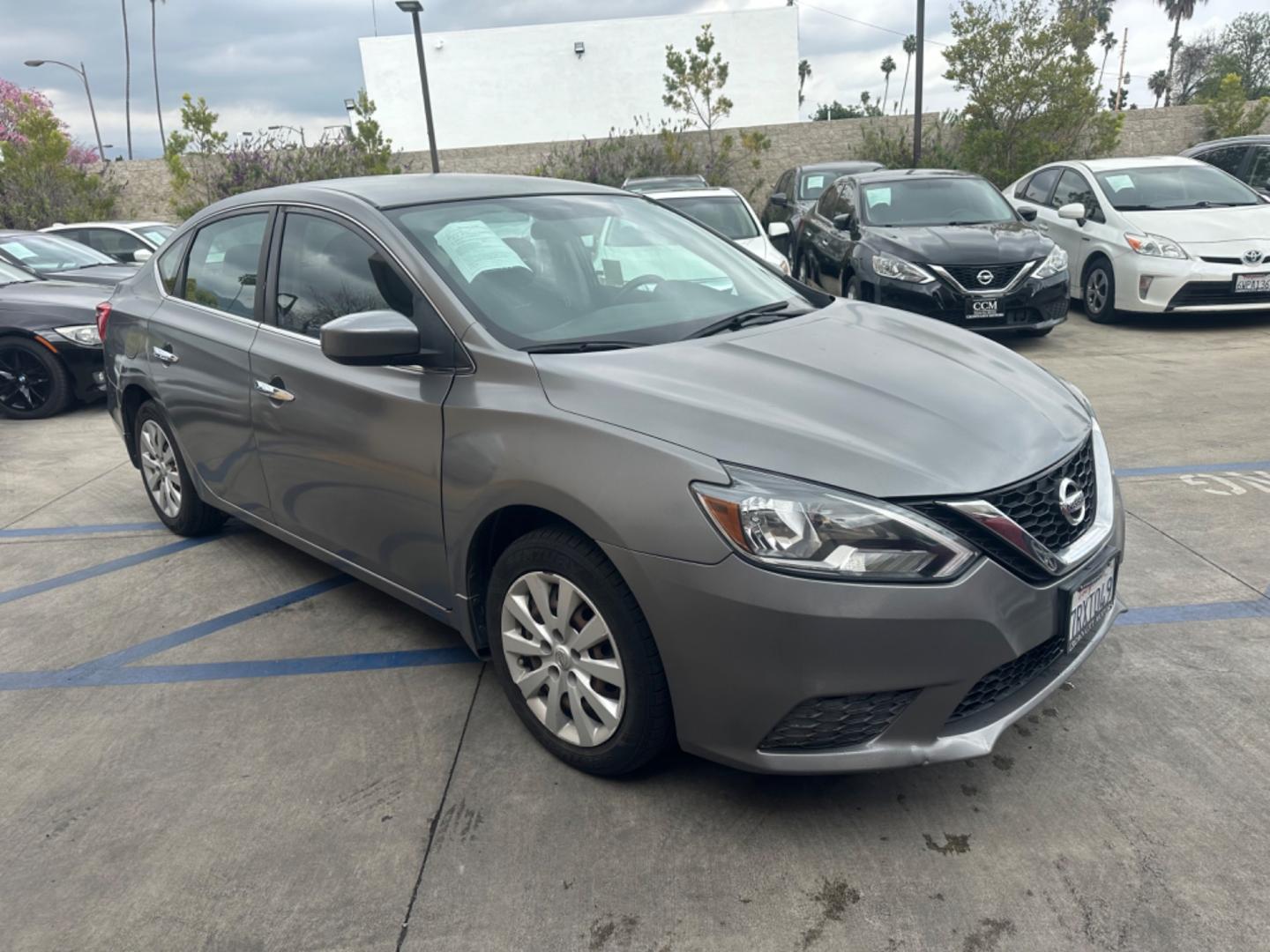 2016 Silver /Black Nissan Sentra FE+ S (3N1AB7AP7GY) with an 1.8L L4 SFI DOHC 16V engine, CVT transmission, located at 30 S. Berkeley Avenue, Pasadena, CA, 91107, (626) 248-7567, 34.145447, -118.109398 - Photo#13